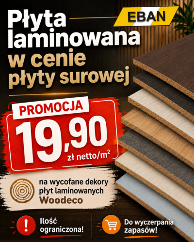 eban płyty laminowane wyprzedaż woodeco